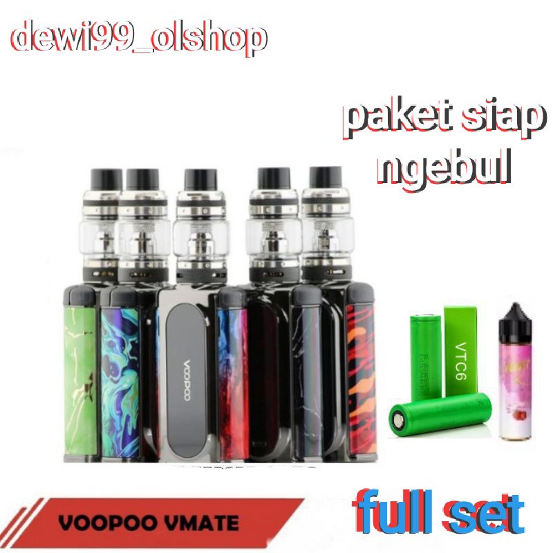 VAPOR VAPE VOOPOO VMATE 200W AUTHENTIC SIAP NGEBUL