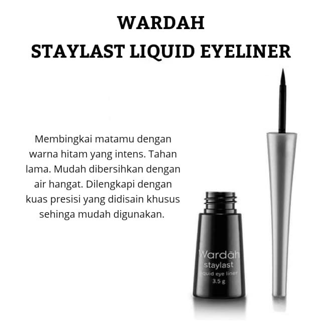 WARDAH EYEXPERT STAYLAST LIQUID EYELINER 3.5GR