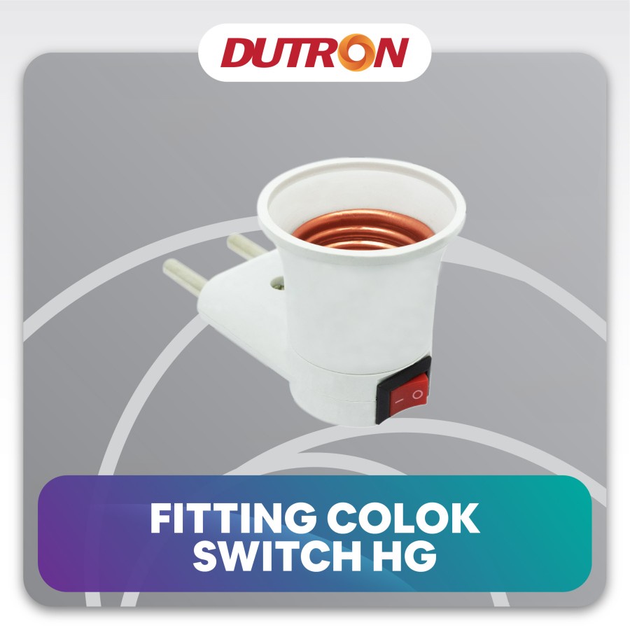 Jual Dutron Fitting Colok Saklar On Off Hg Dv Fcs Hg Shopee Indonesia