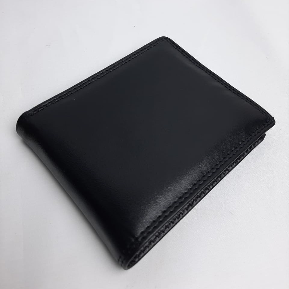 Dompet Kulit Asli LIPAT Pria 3Dimensi Casual Black Brown Dark Ori Khas Kota Garut