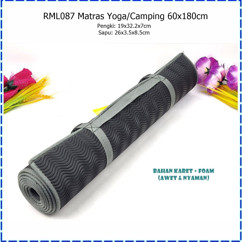 RML087 Matras Yoga/Yoga Mat/Matras Camping 60x180cm