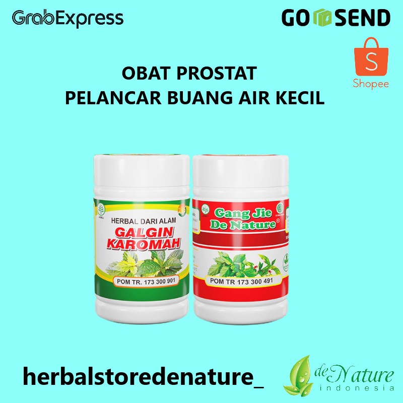 Obat Prostat Gangguan Infeksi Saluran Kemih/Uretra Pria Herbal Alami De Nature Alami