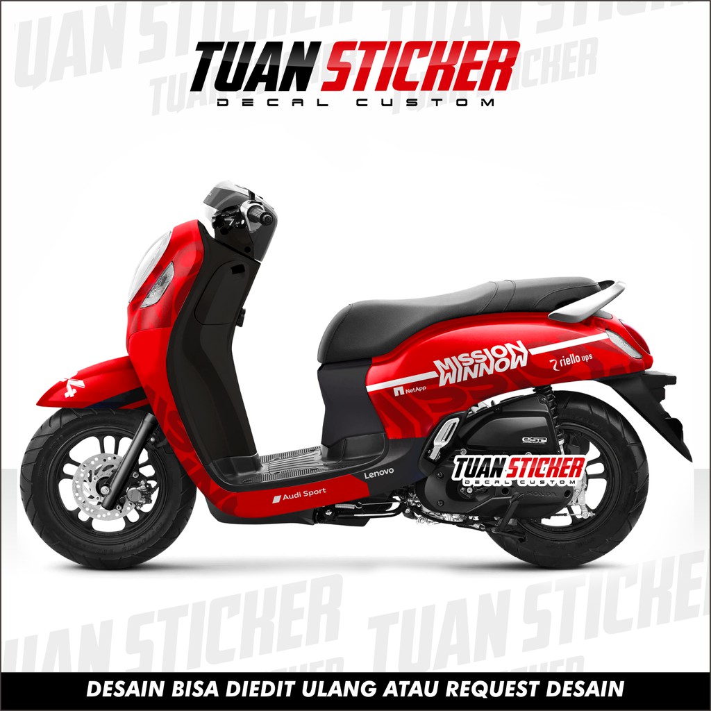 Sticker Striping Decal Scoopy 2021, sticker scoopy 2021, striping scoopy 2021 stiker scoopy 2021 mis