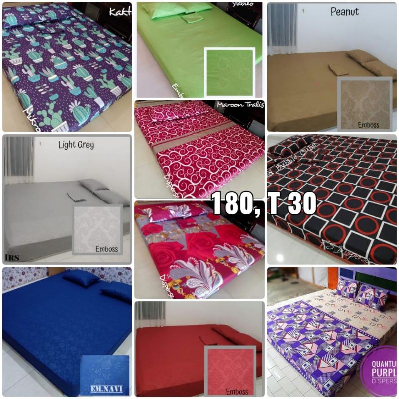 GROSIR SALE  SEPREI SPREI SEPRAI HOMEMADE TINGGI 30 cm 180X200