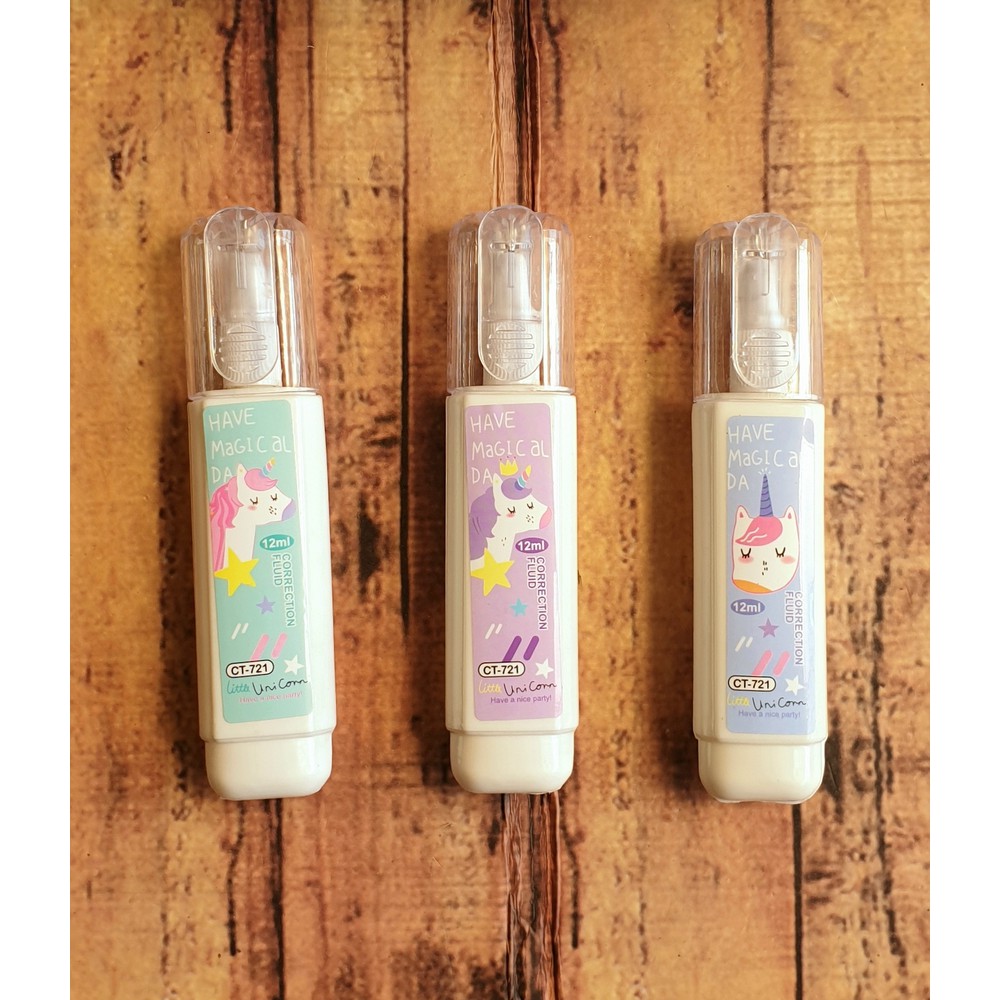 

Correction Pen Fluid motif Little Unicorn CT-721 - Tip-Ex Pen Cair CT-721