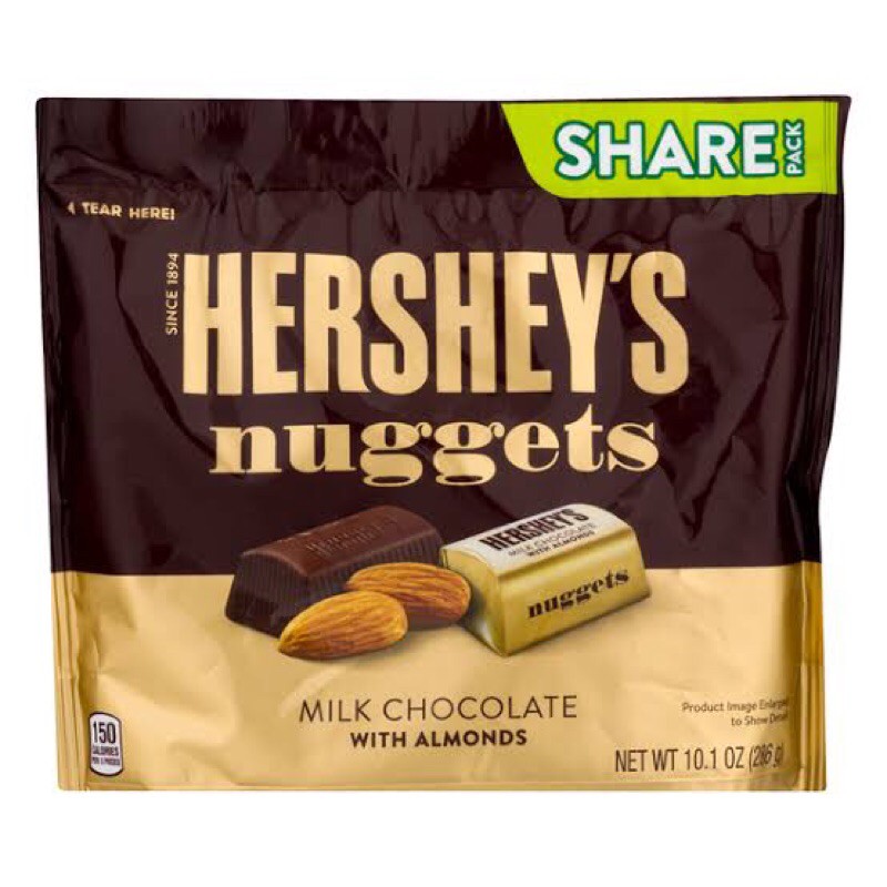 

Hershey’s milk chocolate with almond