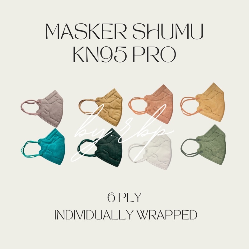 Masker Shumu KN95 Pro 6 ply - SATUAN