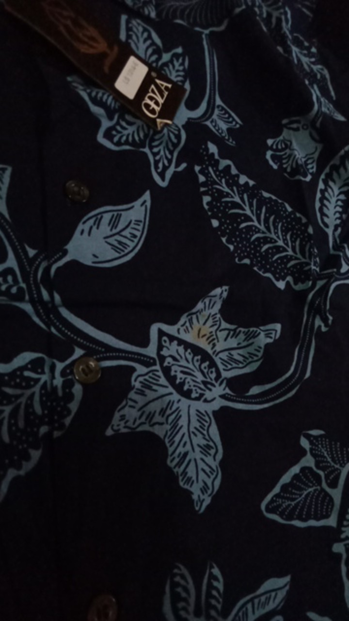 Odza Baju Atasan Batik Solo Slimfit Modern Lengan Panjang