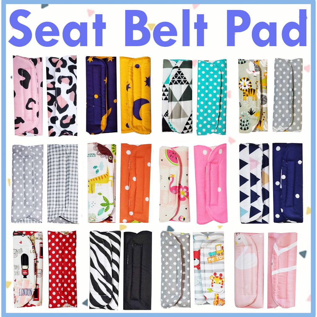 (2PCS - KANAN & KIRI) / 1PASANG SEAT BELT PAD stroller sabuk pengaman alas stroller