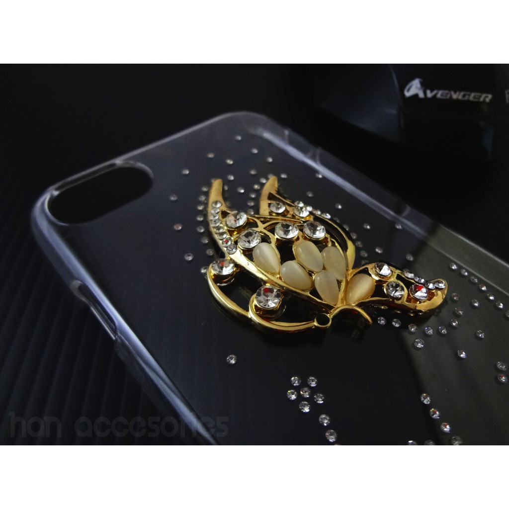 Iphone 7 / 7G Bling Case Fashion Motif Butterfly | Hardcase Kupu-kupu