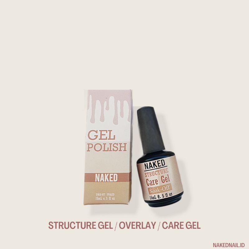 structure gel nakednail/ overlay gel / care gel  15ml nail art nailart nail gel