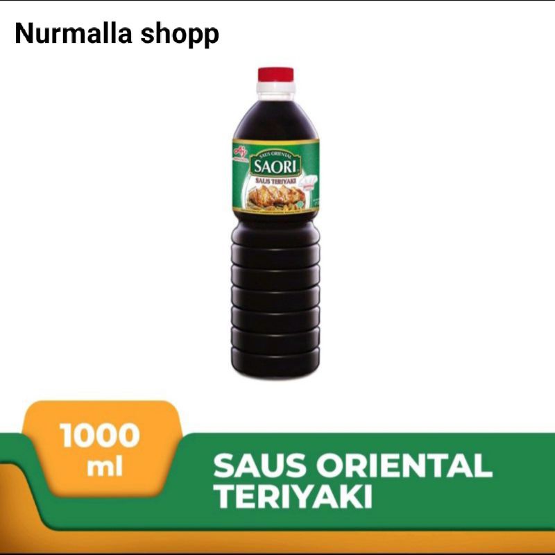 Saori®Saus Teriyaki Botol 1liter Saos Oriental Sauce