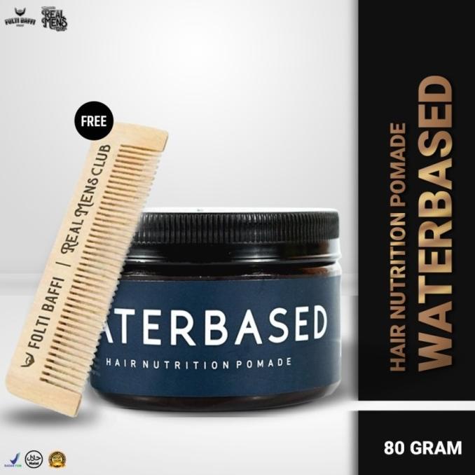 Pomade Waterbased Hair Nutrition Folti Baffi HALAL BPOM Asli Indonesia