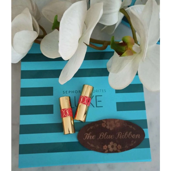 YSL ROUGE VOLUPTE SHINE LIPSTICK BALM TRAVEL SIZE
