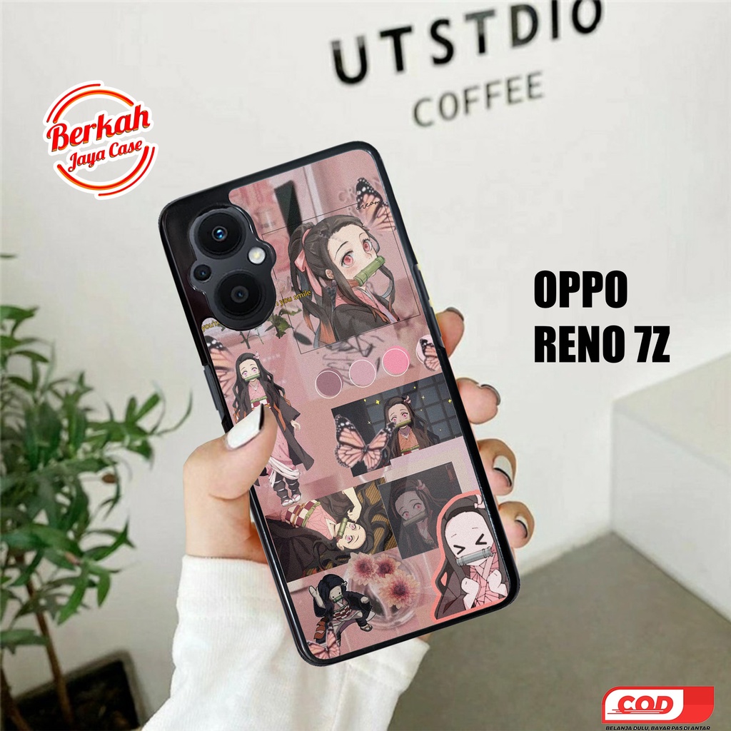 Case OPPO RENO 7Z Casing OPPO RENO 7Z case NEZUKO Case hp kondom hp case aesthetic case anime case k