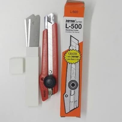 

kertas-pemotong- cutter besar joyko l500 gratis refill pisau 1tube isi 5pcs/kater l-500 -pemotong-