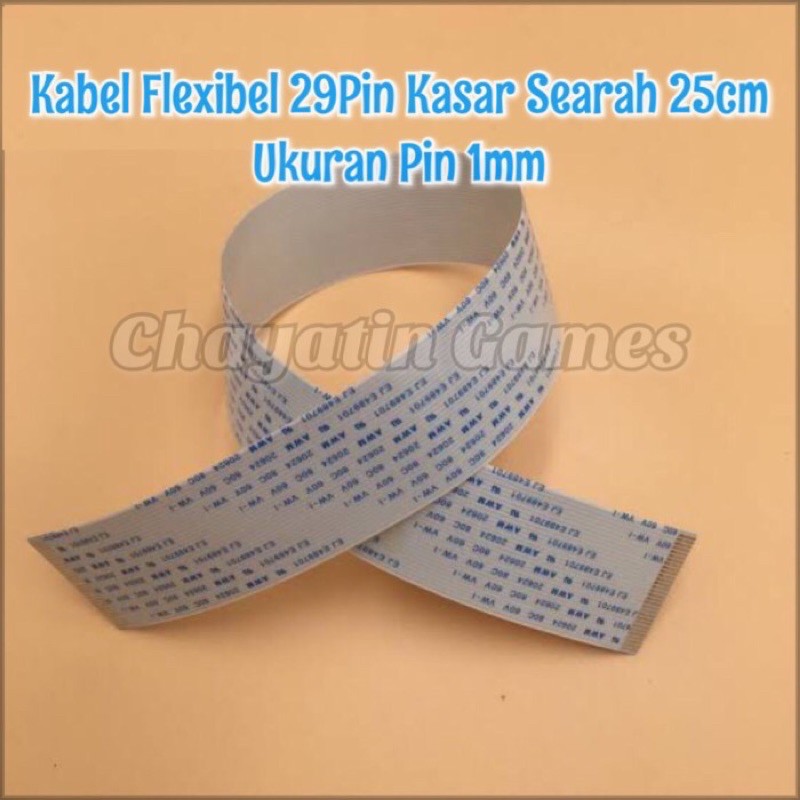 Kabel Flexibel 29 Pin Kasar Searah Panjang Sesuai Varian- Ukuran Pin 1mm