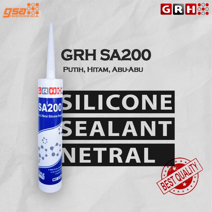 Jual Lem Sealant Aluminium Silicone Sealant Grh Sa Netral Tube Shopee Indonesia