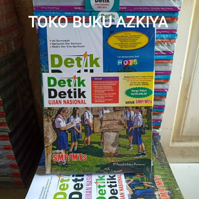 Terbaru Buku Un Detik Detik Smp 2020 Plus Kunci Jawaban Shopee Indonesia