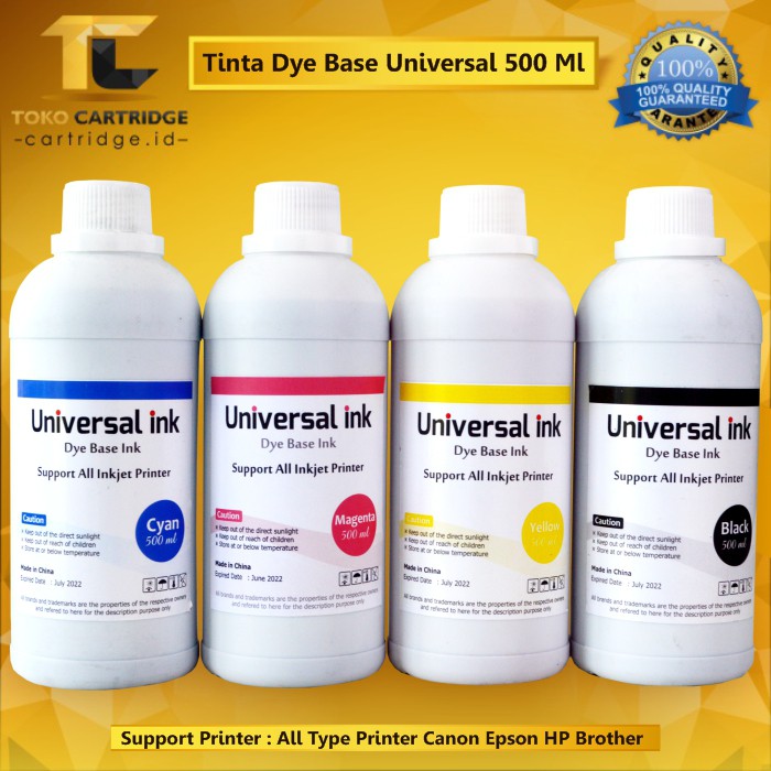 Tinta universal 500 ml refill ink Printer Brothr DCP T310 T510W T710W MFC T810W T910DW BT 5000 6000