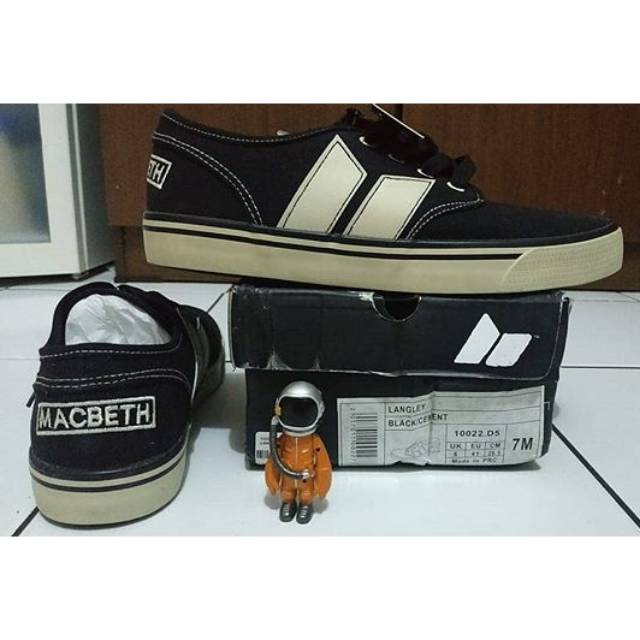 Macbeth Langley black cement- Macbeth Langley bc- sepatu Macbeth- Macbeth Eliot- Macbeth Matthew