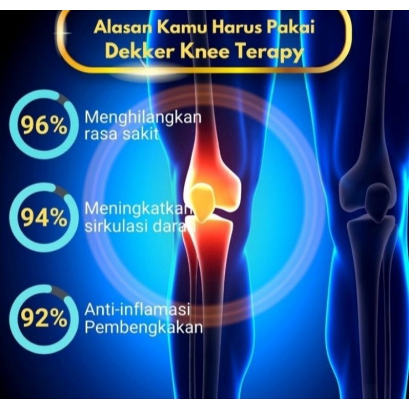 DEKER LUTUT Terapi Pemanas Lutut Korset Pria Korslet alat therapi Sendi