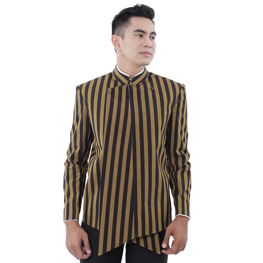 Contoh Model Surjan Lurik Modern / Baju Pakaian Adat Jawa ...