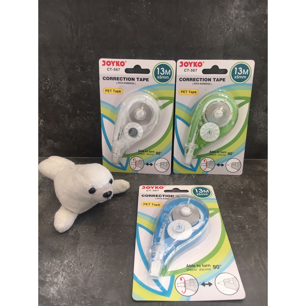 

Correction Tape / Pita Koreksi / Tip-Ex Geret JOYKO CT-567