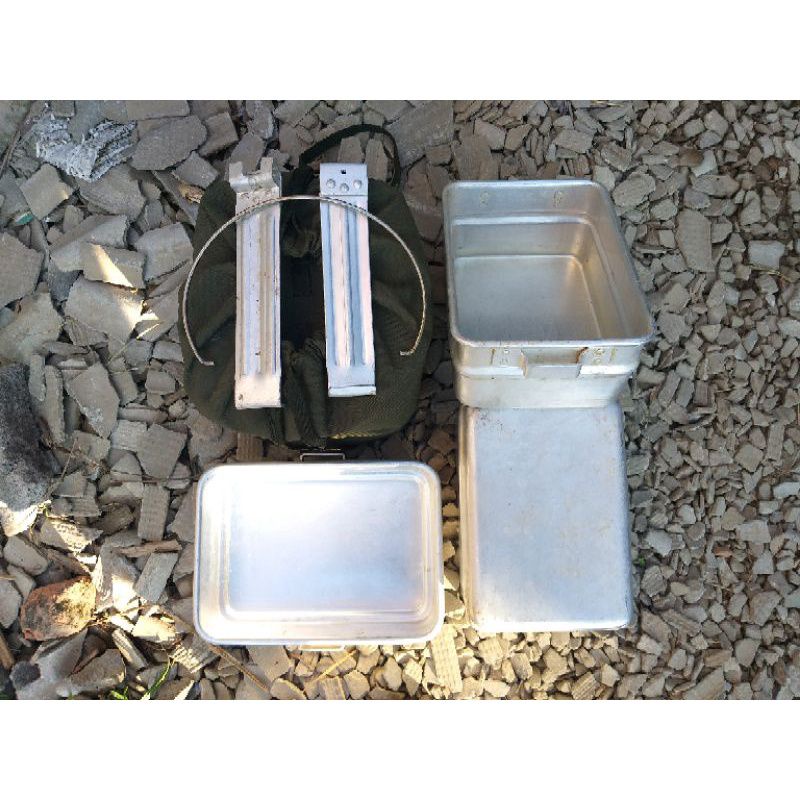 Nesting Polri Tni - Alat Masak Camping Alumunium