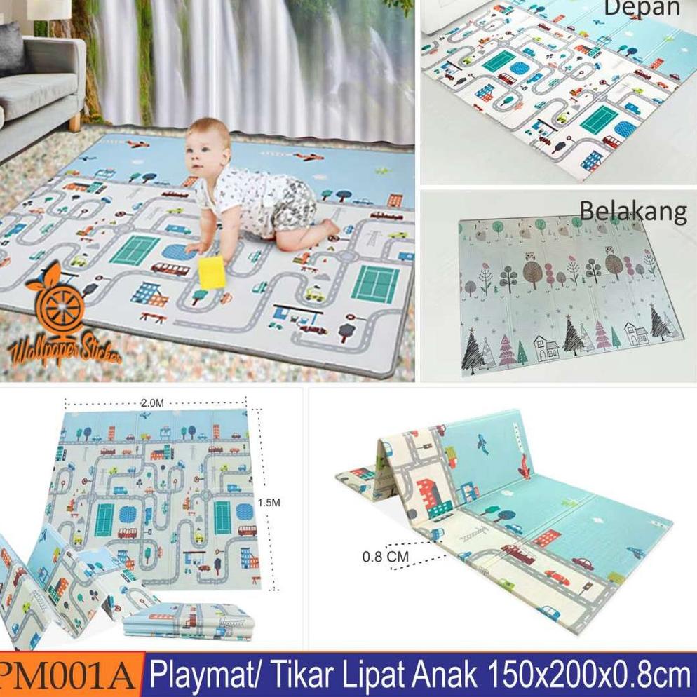 Harga Grosir Matras Import Playmat / Karpet Lipat Anak / Playmat Size 150 x 200CM 180 x 200CM Bolak