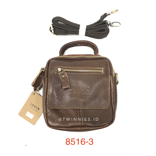 Tas RB KECIL selempang pria kulit import LEVIS 8516-3