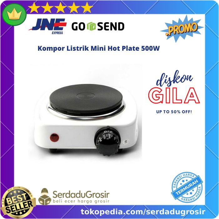 Murah Kompor Listrik Mini 500w Kompor Masak Elektrik Portable Travel Camping Shopee Indonesia