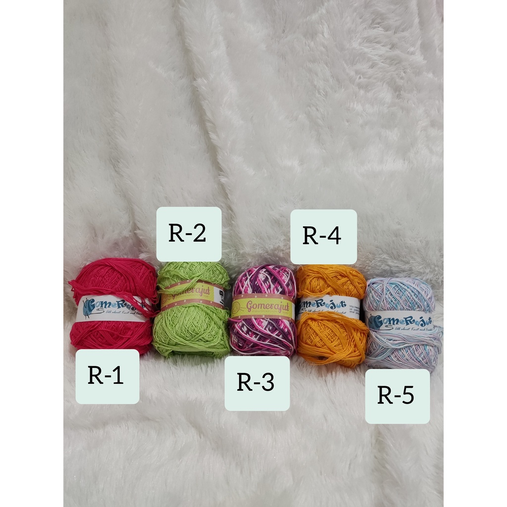 Sale Benang Rajut Katun Lokal Polos, Katun Lokal Sembur, Rayon Polos & Rayon Sembur