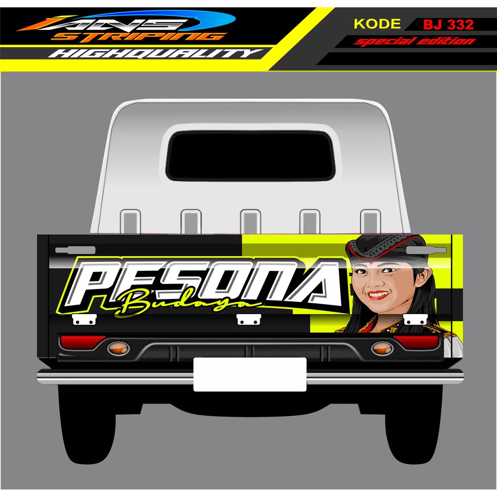 STIKER MOBIL GRANMAX PICK UP / DECAL STICKER GRANMAX / STICKER BAK GRANMAX