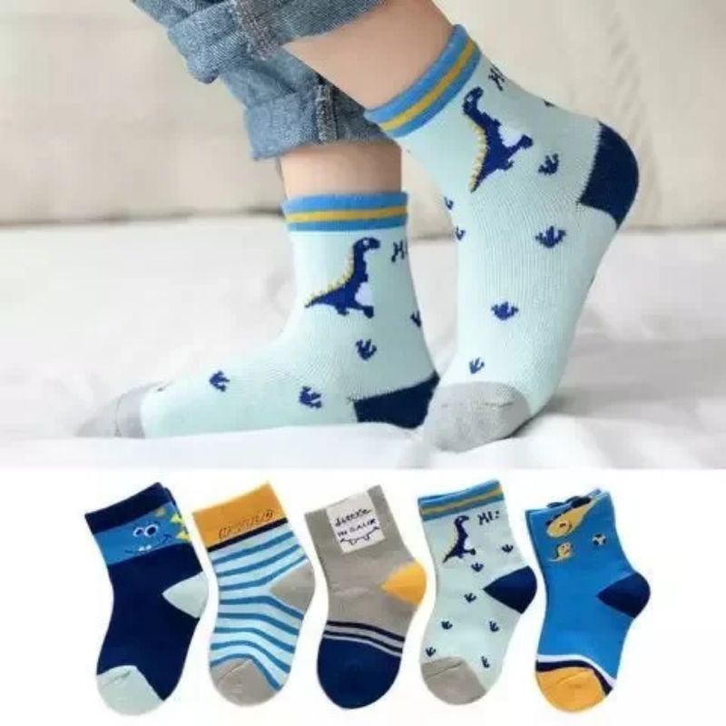 (TERMURAH 5 PASANG) KAOS KAKI BAYI MOTIF LUCU/KAOS KAKI ANAK BAYI MOTIF COWOK&amp;CEWEK