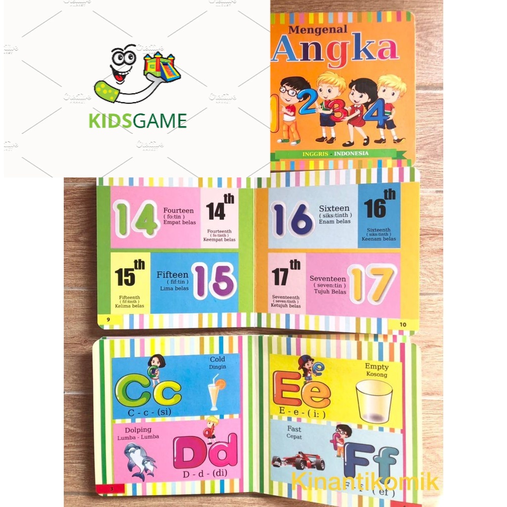 

Boardbook Balita Murah Terjangkau , Board book Inggris - Indonesia , Buku Anak Balita