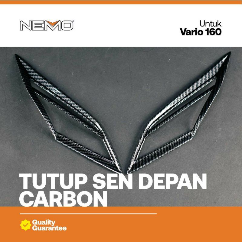 Cover Sen depan Vario 160 Carbon Nemo Cover Sein Carbon Vario 160 Click 160