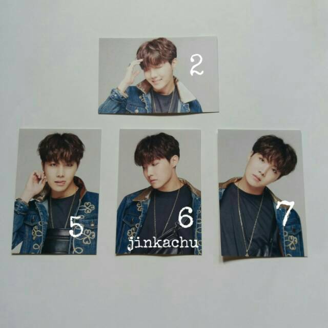 BTS Jhope Mini Photocard Epilogue