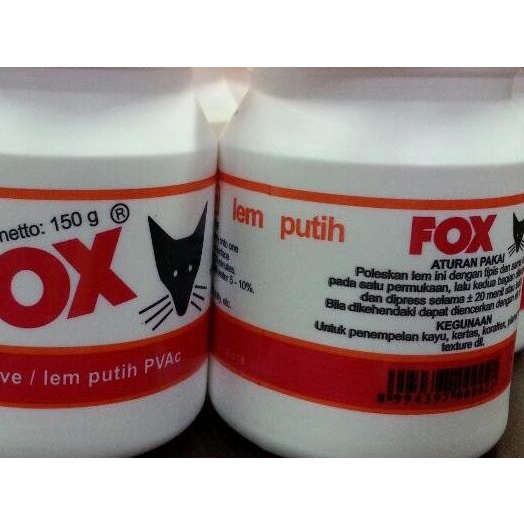 

➩ Lem FoX white adhesive PVAC ➶