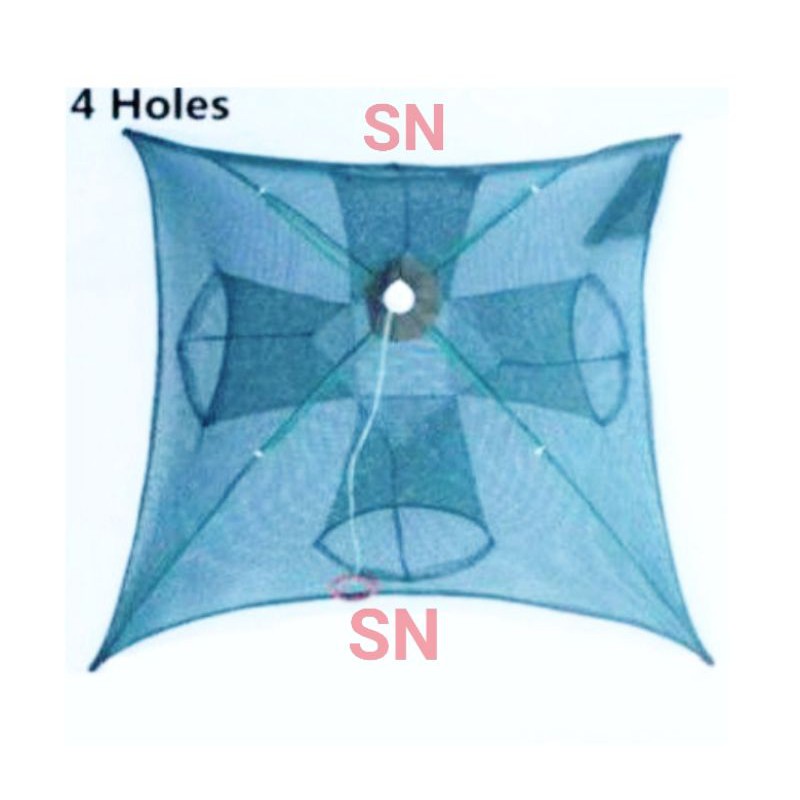 Perangkap Ikan - Bubu Ikan - Jaring Ikan Udang Belut 4 Lubang