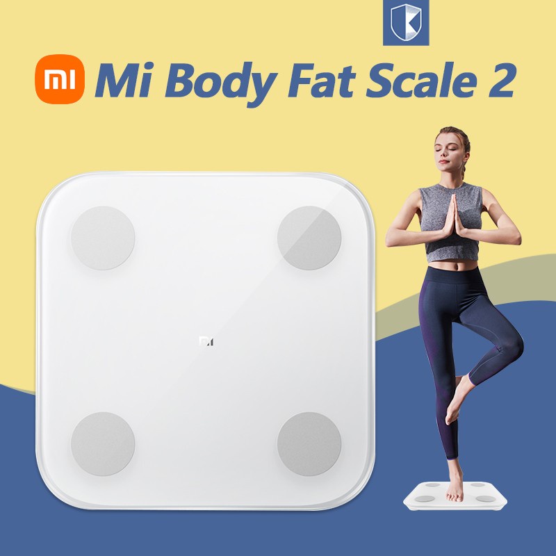 Xiaomi Mi Smart Body Fat Scale 2 LED Timbangan Body Fat Scale - BOMIDI