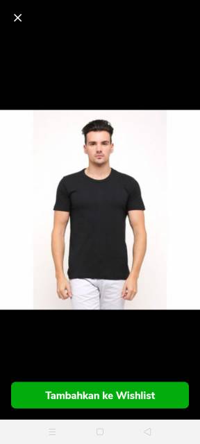 OBLONG GT MAN HITAM O NECK / OBLONG HITAM GT MAN / OBLONG PRIA GTMAN HITAM