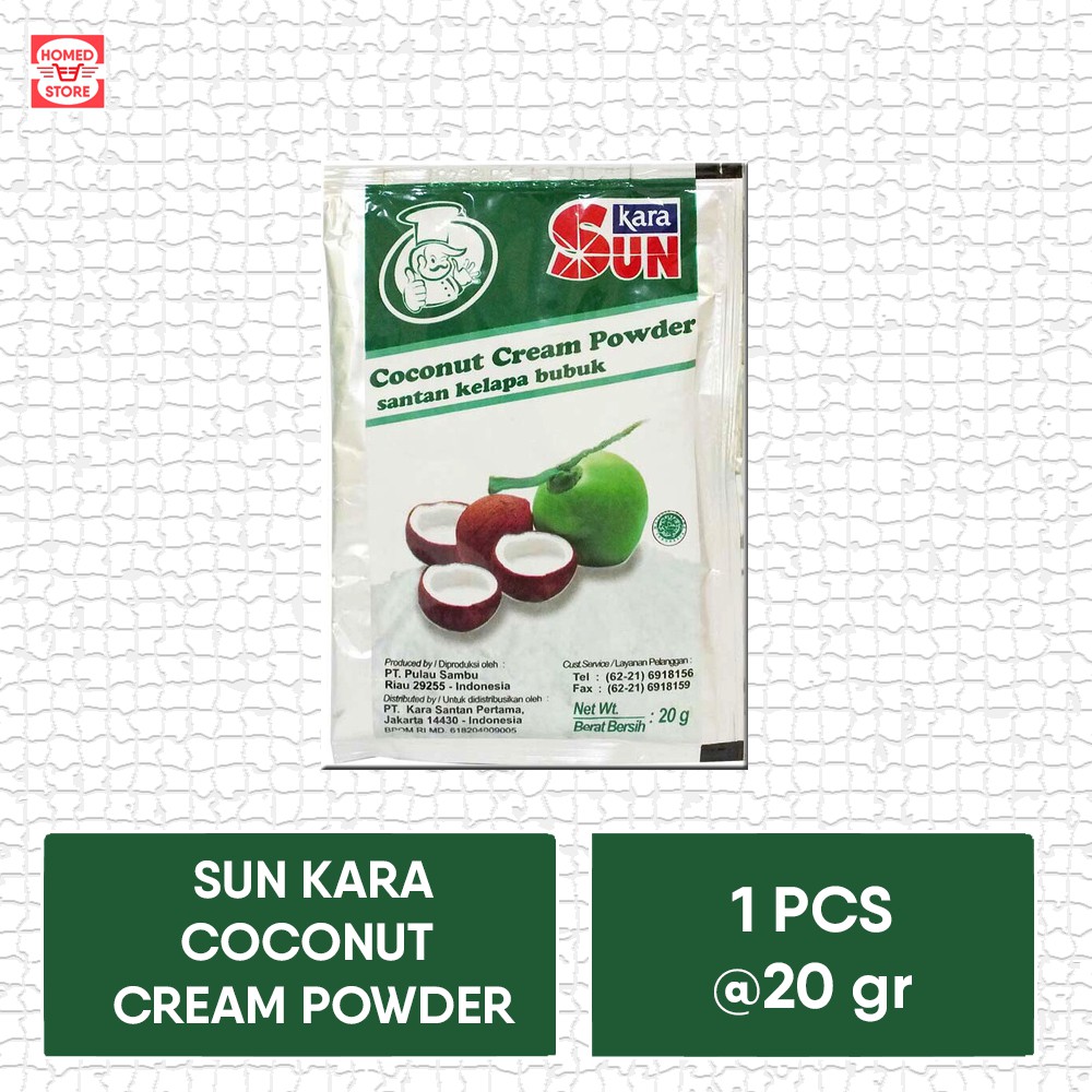 

Sun Kara Coconut Cream Powder - Santan Kelapa Bubuk 20 gr