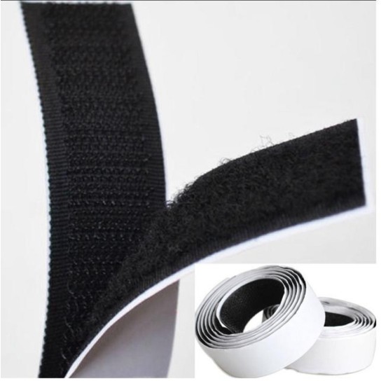 

Sale 1 Rolls Strong Self Adhesive Velcro Hook Loop Tape Fastener 1m Black Aneka shopee