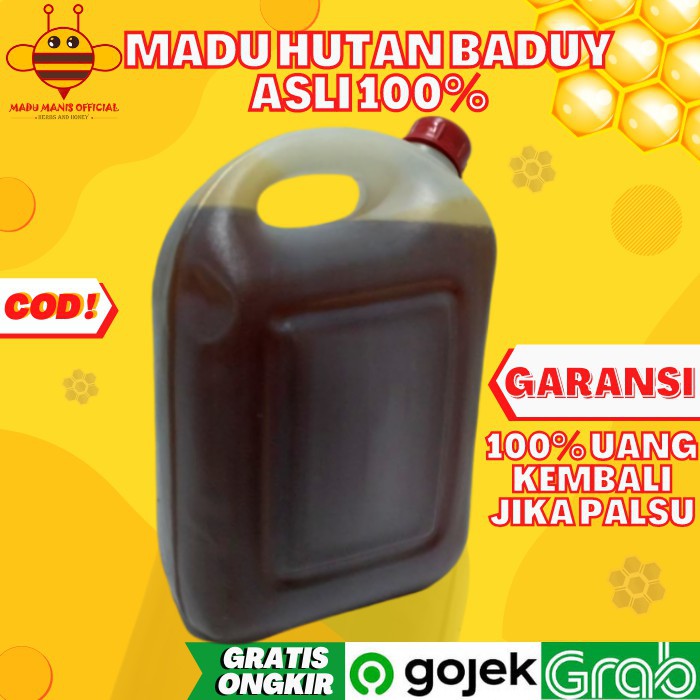 

Madu Murni Asli Hutan Odeng Baduy 5KG Madu Manis Murni 100% Raw Honey Asli TANPA CAMPURAN mo59