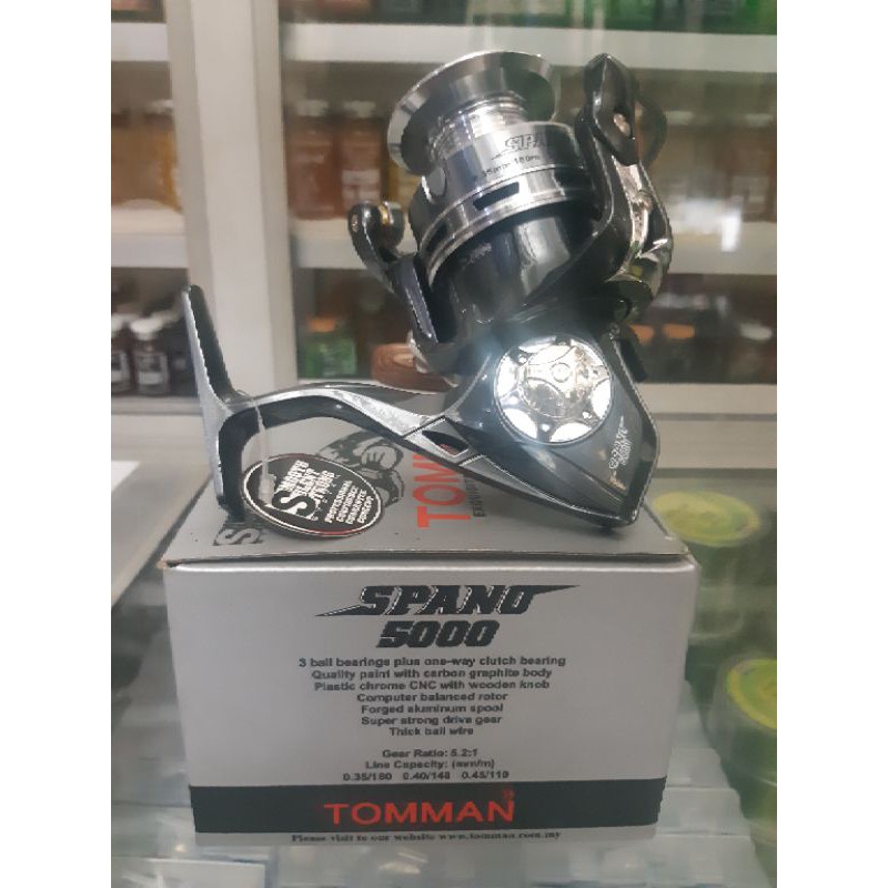 reel spining toman spano 5000