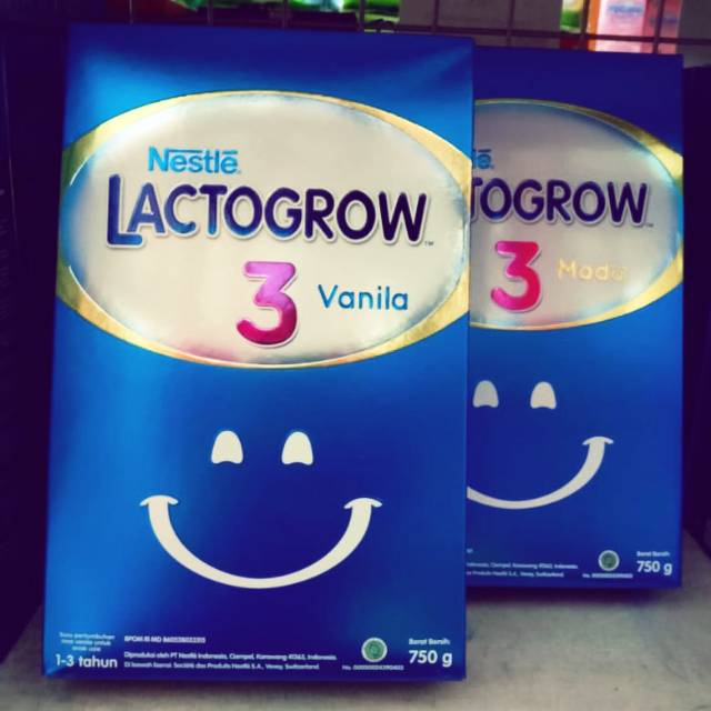 

SUSU LACTOGROW GOLD 3 - USIA 1-3 TAHUN - RASA VANILA & MADU - 750 GR