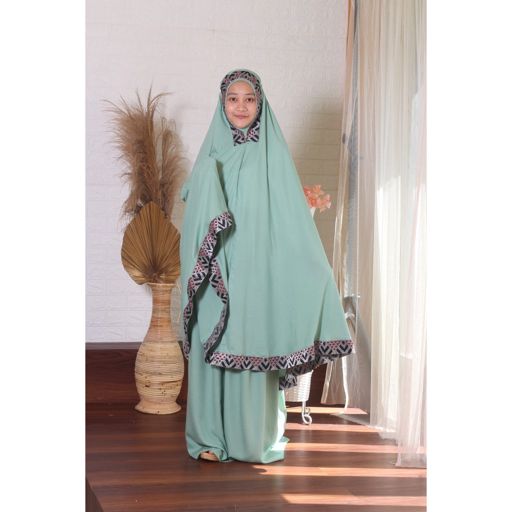 Mukena Dewasa Rayon Renda Bordir ShifaSeries