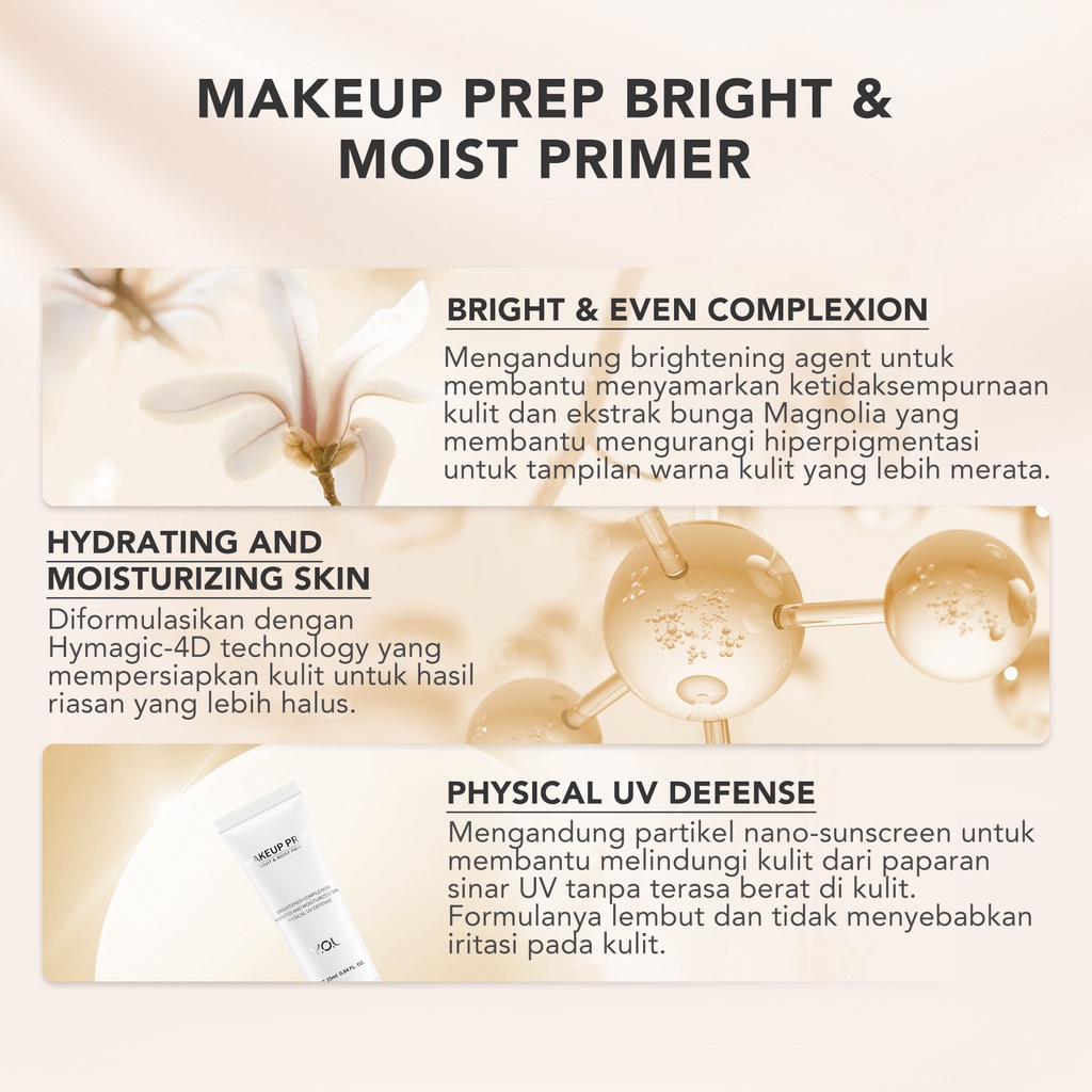 ★ BB ★  Y.O.U Makeup Prep Bright &amp; Moist Primer 25ml | Brightening | Corrector | Physical UV Defense