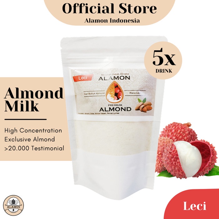 

hamil-ibu-susu- susu almond/alamon premium/susu nutrisi/pelancar asi /recomended - leci -susu-ibu-